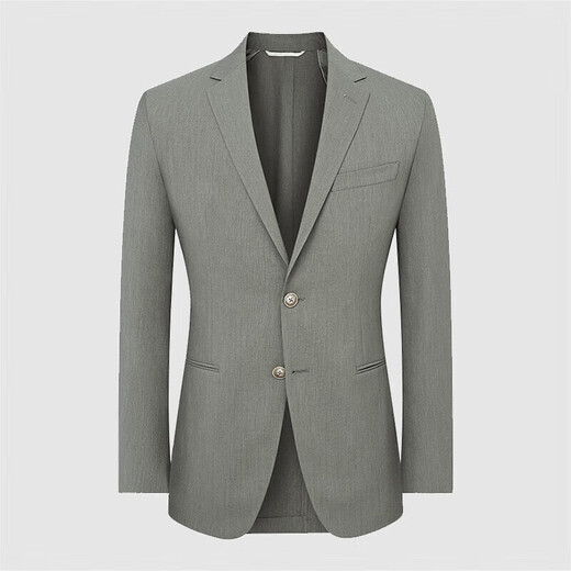 Angel Bird Men's Suit (Top) Light Formal Easy-Care Stretch Suit EBB221731U Licorice Green 50A