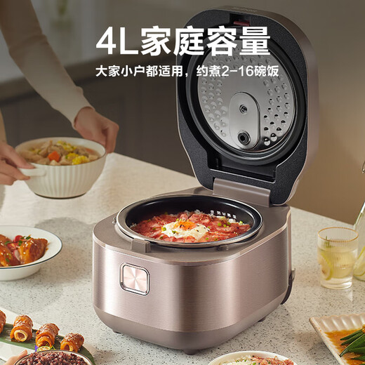 苏泊尔（SUPOR）电饭煲电饭锅4LIH电磁加热精铁球釜3-8人特色烘焙发面功能家用智能电饭煲40HC653