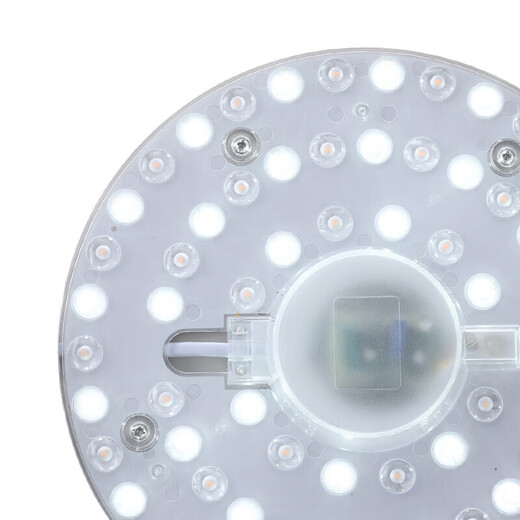 NVC Lighting (NVC) LED three-color 24w ceiling lamp replacement light source module modification light panel round patch lamp panel construction site engineering property