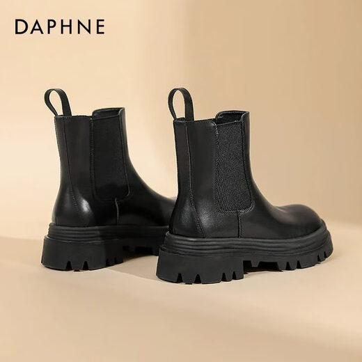 Чиновник Daphne Martin Boots for Women 2024 Новые ботинки для женщин осень-осень и зимние универсальные короткие ботинки для женщин дымоходов с толстыми женскими сапогами Челси.