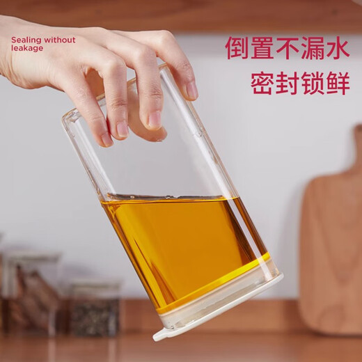 WELLMEET spice storage box food-grade kitchen star anise cinnamon dried chili pepper aniseed sealed jar sub-bottle seasoning jar 6 pieces-400ml free seasoning label