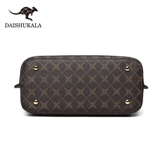 Kangaroo Kara New Year Genuine Leather Bag Women's Handbag 2026 New Light Luxury Crossbody Bag Mother's Day Gift Bag for Mom Diamond Bronze Gift Box + Handbag + Sachet