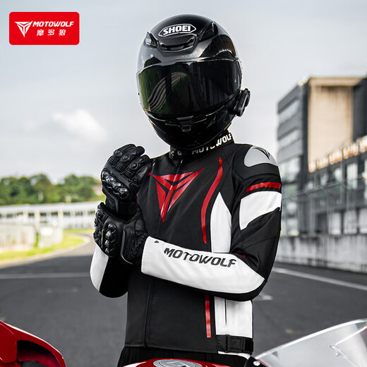 MOTOWOLF motorcycle riding suit suit for men, all-season, fall-proof, windproof, autumn and winter warm motorcycle rider equipment