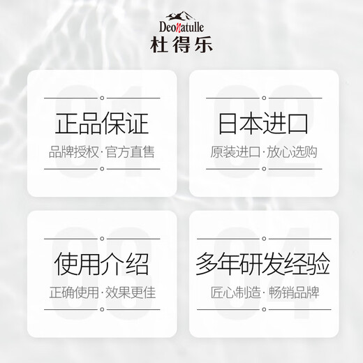 Dudel Japan imported women's underarm deodorant and body odor antiperspirant deodorant solid Dudel non-rolling spray 20g