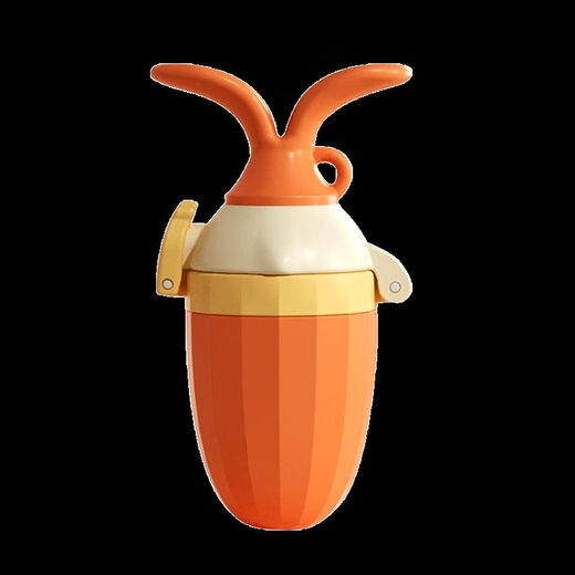 October Crystal October Crystal Baby Food Bite Baby Food Complementary Food Artifact Fruit and Vegetable Teether Pushable Tangerine Orange Comes with 2 mesh bags inside