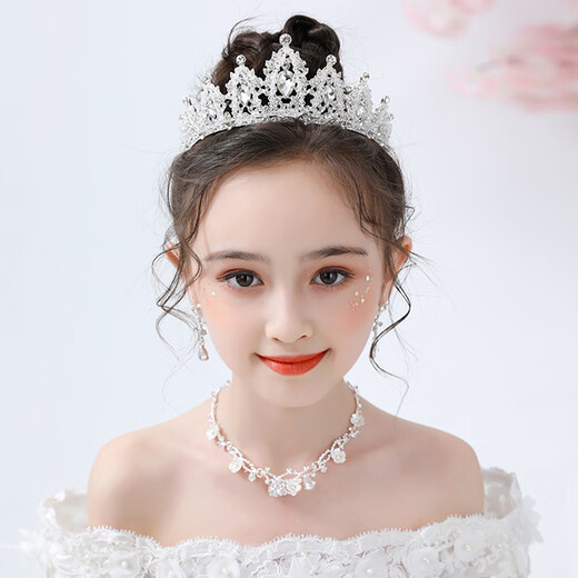 Bai Qixin's birthday crown and headdress, 18-year-old coming-of-age ceremony, sparkling diamond headband, marriage proposal, children's performance and shooting props, hair accessories, crown and headdress, Bai Rong