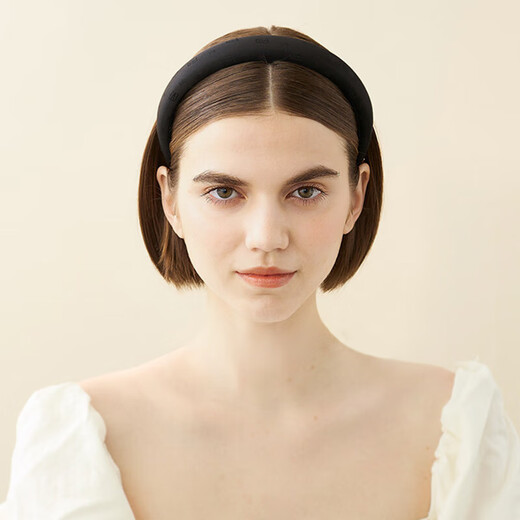 ALEXANDRE DE PARIS Sandra Headband Fashionable Versatile Headband Women's Headband Gift for Girlfriend N Black