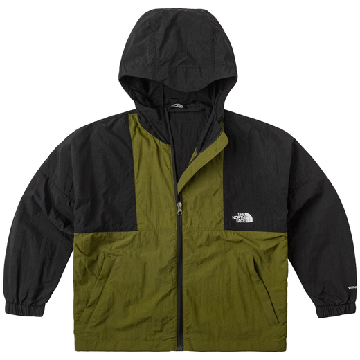 The North Face Children's Clothing Boys and Girls Windproof Skin Clothes Sun Protection Jackets Outdoor|8998 RMO/Olive Green Color Matching UPF50+ 160 XL(160/76)