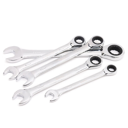 ELECALL fixed head ratchet wrench 13mm quick opening dual-purpose torx wrench labor-saving industrial household ET090113