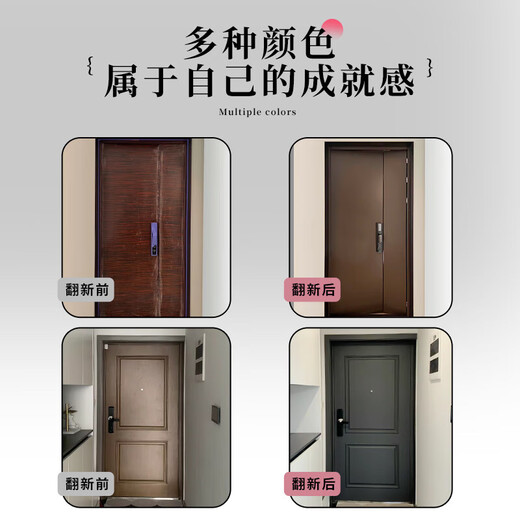 Shantou Lincun IIFTFIRE fluorocarbon metal self-painting aluminum alloy color change stolen door renovation door paint door iron door old door copper door BZ-9764 outdoor explosion gold