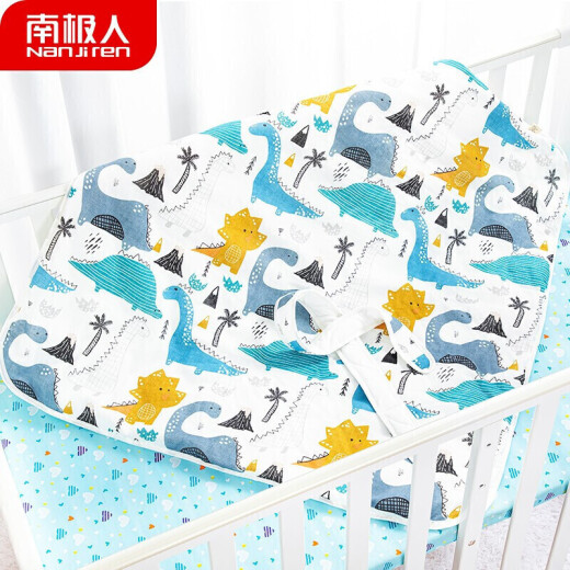 Nanjiren baby quilt, newborn quilt, baby anti-jump swaddle sleeping bag, autumn and winter quilted quilt, baby quilt, dinosaur style