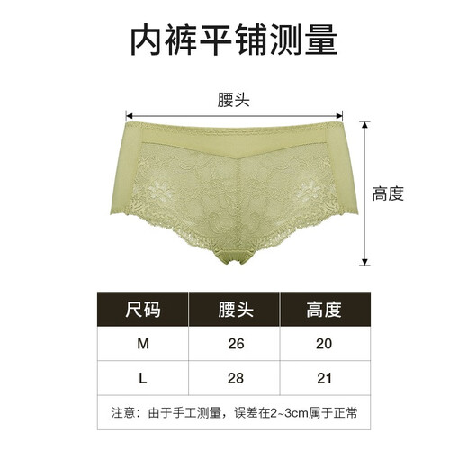 Faleeon (faleeon) même style dans le centre commercial Faleeon sous-vêtements sexy en dentelle de soie de mûrier taille mi-haute respirant slip liftant 5155 noir naturel 160/90