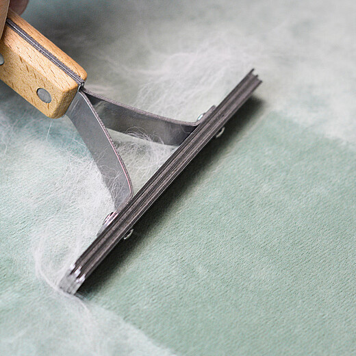 Zigman stainless steel pet shaver to remove dog hair and cat hair cleaner, cat hair removal comb, bed and sofa hair remover, stainless steel pet hair sticker