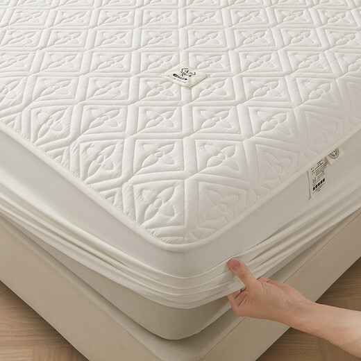 A-Fontane quilted fitted sheet 2 meters by 2.2 meters Class A maternal and infant grade raw cotton soy fiber fitted sheet mattress protector bed cover Fanhua-Daihui 1.5*2.0m