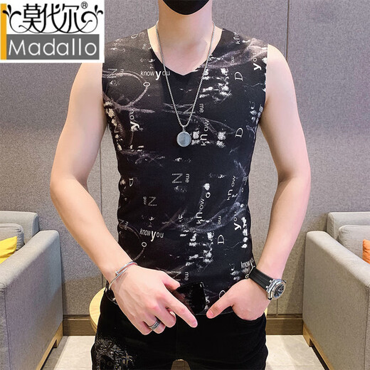 Modal Winter Double-sided Velvet Thermal Vest Men's Thermal Underwear Slim Fit Seamless Heating Plus Velvet Thickened Bottoming Shirt Autumn Clothes Red Letter L (Recommended 100-120 Jin Jin equals 0.5 kg)
