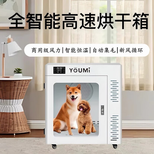 ARCANE CAT Caja de secado inteligente para mascotas Youmi totalmente automática para bañar y secar gatos y perros soplador de agua para perros medianos y grandes para uso doméstico y comercial Soplador EBM alemán de 180 L actualizado supremo