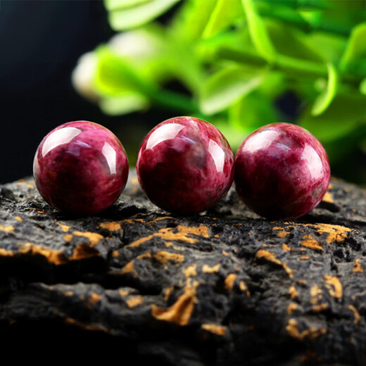DL 1998 tourmaline loose beads natural plum blossom round beads single diy handmade beading every 5mm/2 pieces