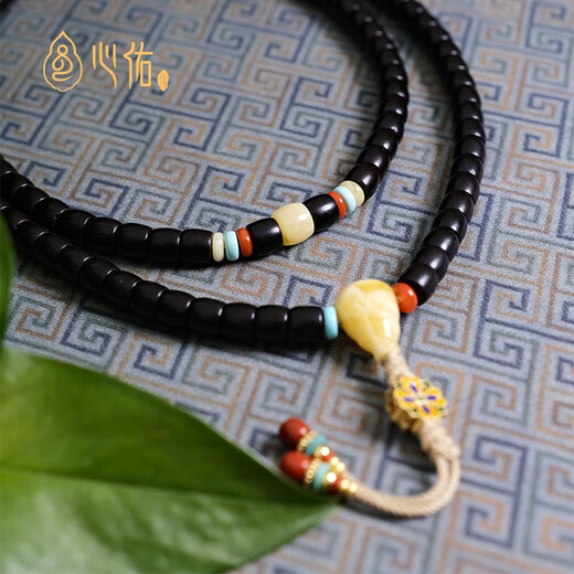 Xinyou Traffic Light Southern Red Beeswax Turquoise Spacer Passion Seed Star and Moon Bodhi Bracelet Separator Beads and Toy Bead Accessories Rounded Classic Traffic Light Spacer 5mm (Beeswax + Turquoise + Nanhong)