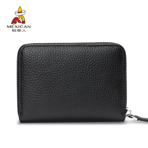 Scarecrow Card Bag Men's Business Card Holder Multi-Slot Bank Card Driving Large Capacity Document Bag 2025 New Black-E Style