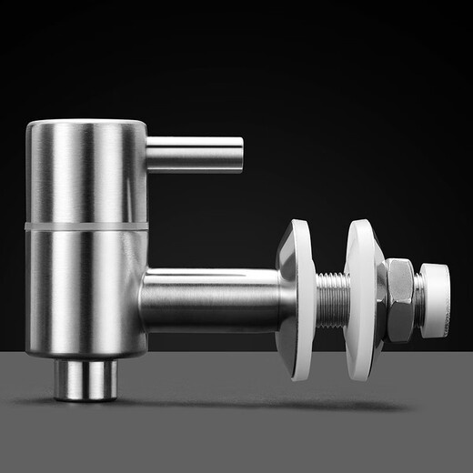 PAIPINLONG 304 stainless steel wine faucet, wine bottle, wine jar faucet, wine jar, tap, glass wine bottle faucet 12 mm 304 stainless steel - silver (with filter)