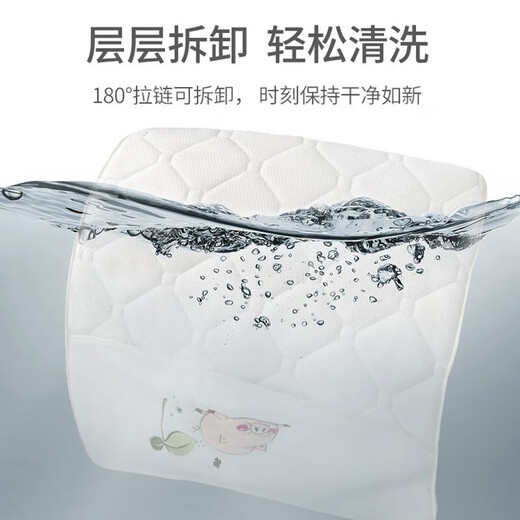 ULOP crib mattress for newborn baby environmentally friendly coconut palm air fiber latex mattress double-sided universal children's mattress coconut palm baby mattress 105*61*3CM