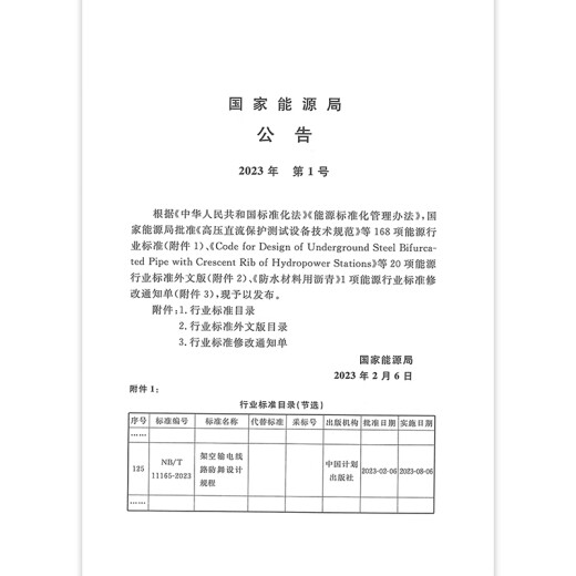 NB/T 11165-2023 架空输电线路防舞设计规程