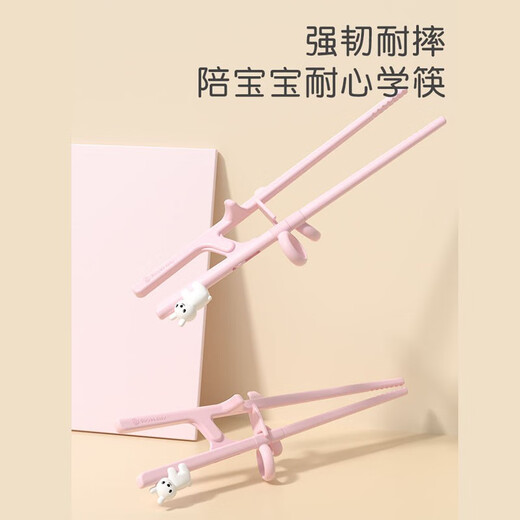 恺蕊仕大宝筷子6—12岁大童学习筷成人练习矫正器辅助训练筷 粉色