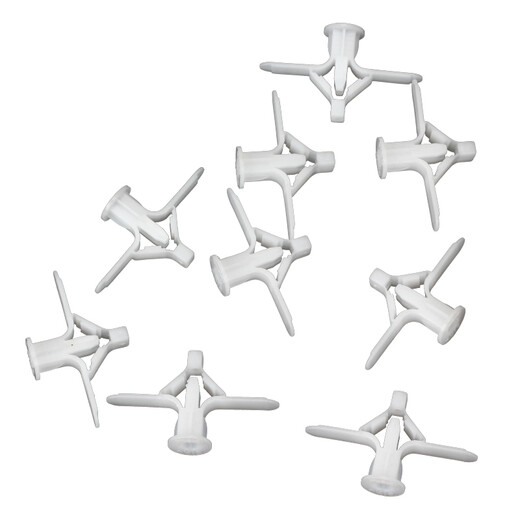 Open drawing: Aircraft expansion pipe, screw plug, curtain, gypsum board, hollow wall expansion anchor, self-tapping expansion plug, butterfly bolt, aircraft expansion pipe (with nails), about 60 sets/pack