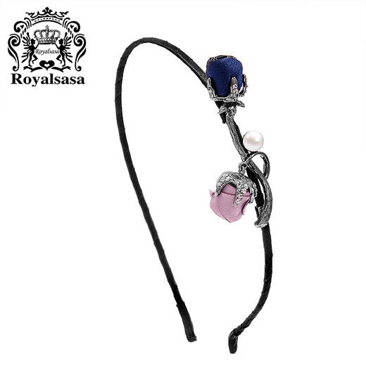 Royal sasa royal sasa headband hair accessories pressed hair hoop hairpin imitation crystal fabric rose flower headband