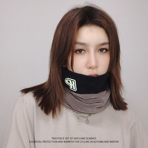 Meilunmei Cubierta de cuello de invierno para mujeres a doble capa engrosado Oli Velvet Fashion Fashion Moda y mujer Bufanda de jullo gradiente 3891 Blanco rosa único