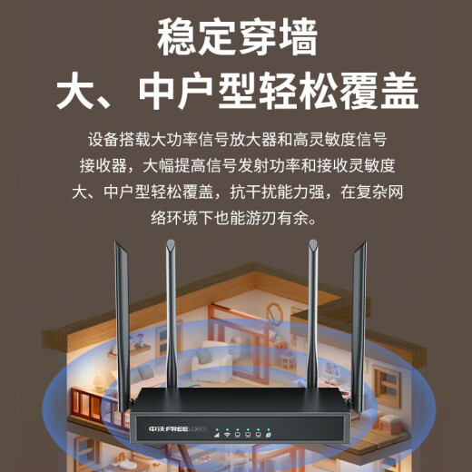 Zhongwo 4G wireless router portable WiFi mobile industrial enterprise-grade CPE to wired to wifi unlimited portable 4g ​​router traffic network card free broadband 5G2024 flagship version router-free broadband-dual network switching [national universal without speed limit]