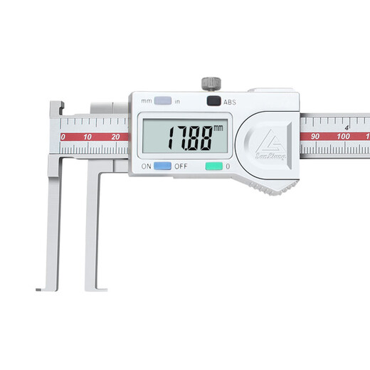 LNGA LANDGRE日本内沟槽数显游标卡尺刀头内孔内圆不锈钢 115-14124-150mm尖头内沟槽