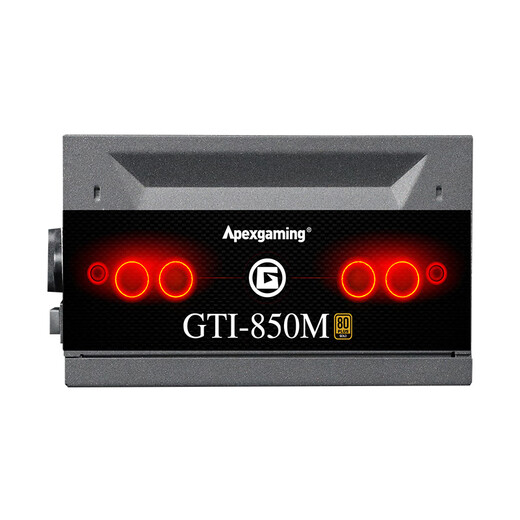 ApexgamingATX3.1/PCIE5.1 GTI-850M 额定850W 黑色 支援PCIE 12V-2*6