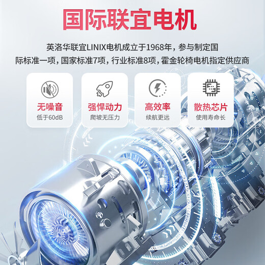 Yingluohua Electric Scooter for the Elderly Folding Lightweight Intelligent Fully Automatic Four-wheel Electric Scooter for the Elderly for the Disabled 3431M Enhanced Model | 12AH Lead + Run 40 Miles