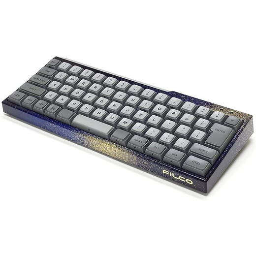 Filco JD Logistics Japan Direct Mail FILCO Galaxy Gold Lacquer Mechanical Keyboard Japanese Arrangement 66 Keys KOBO-GXG08 Red Axis Matte Black Keycaps