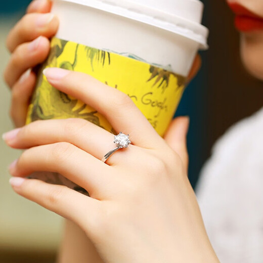 MZMZ Platinum Couple Ring pt950 Platinum Knot Engagement Diamond Ring Fashion Ring Valentine's Day Birthday Gift for Girlfriend Same Day/Next Day Delivery - Light Luxury Snowflake Love Couple Ring