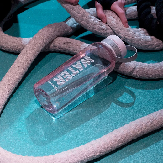 Camellia Water Cup Extra Large Capacity Plastic Water Cup Men's Portable Water Bottle Space Cup Outdoor Sports Large Water Bottle Women Green 900ml