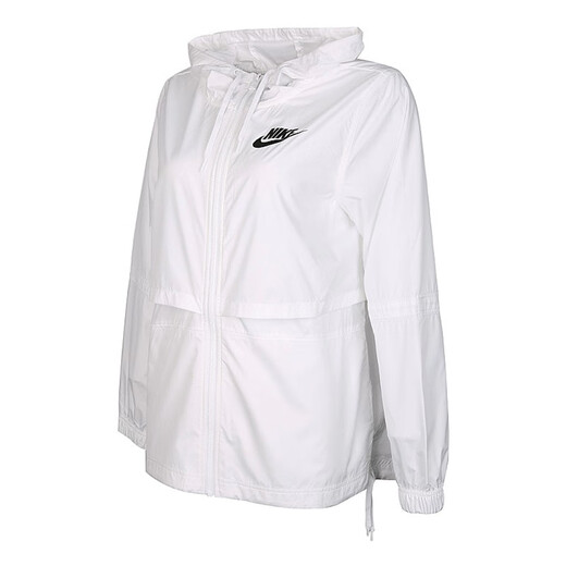 耐克（NIKE）女装新款连帽休闲运动服跑步透气防风夹克外套海外直邮 CZ9740-010 XL