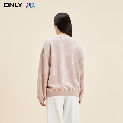 ONLY秋冬NBA联名款字母刺绣宽松卫衣女|12349S024 C15 粉色花纱SHADOW GRAY S 160/80A