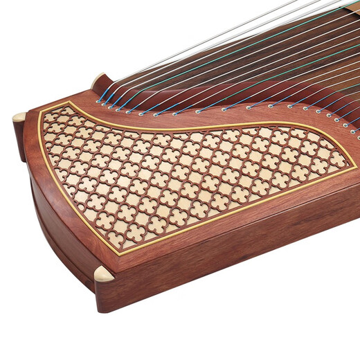 Dunhuang brand guzheng 694L mahogany series performance graded guzheng Shanghai National Musical Instrument Factory No. 1 694D flower window picture
