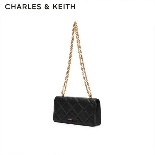 CHARLES&KEITH textured rhombus chain small square bag wallet crossbody bag women's bag birthday gift for girlfriend CK6-10680924