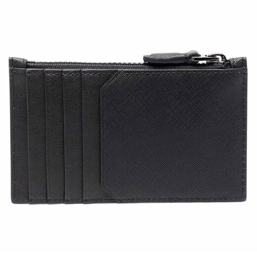 BALLY wallet men's leather grain coin purse card holder 6238942 Chinese Valentine's Day black