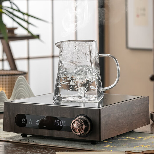 Genasi glass teapot tea water separation office home brewing tea artifact stainless steel filter Kung Fu tea set