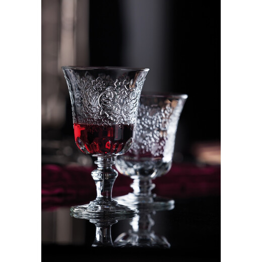 LA ROCHERE Made in France LA ROCHERE Baroque palace style Amboise goblet red wine glass glass water cup 2 goblets gift box