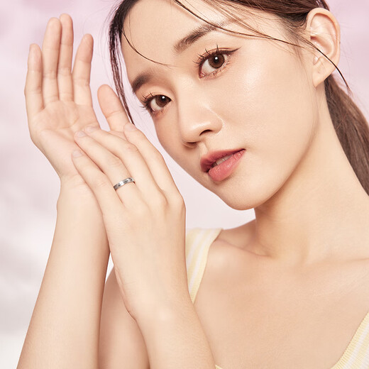 Saturday Fu PT950 platinum ring pampering couple platinum pair ring single size 9 about 1.87g birthday gift