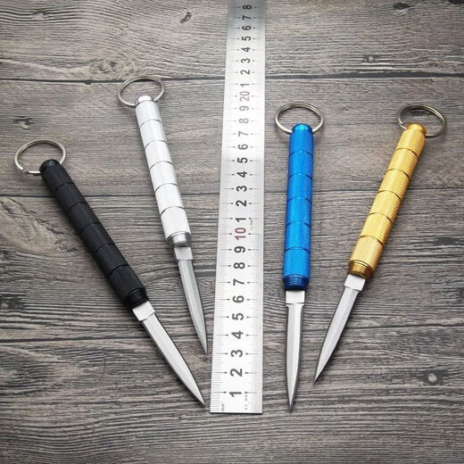 Bundle Knife Portable Knife Bundle Magic Pen Keychain Invisible Folding Cylinder Static Model Jianying Junzijia Gold Old Style Tea Knife Events