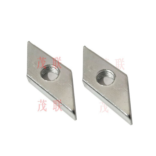 Zuankai national standard aluminum profile accessories rhombus nut 30X3040X40 square M4M5M6M8 rhombus nut 10 national standard 30 type-M4-10*6