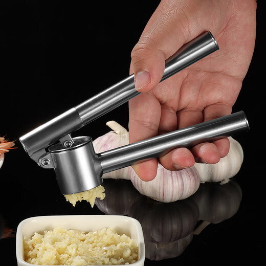 Baijie 304 stainless steel garlic press, garlic press, leakage, manual garlic press, garlic peeler, garlic press, garlic press, garlic press