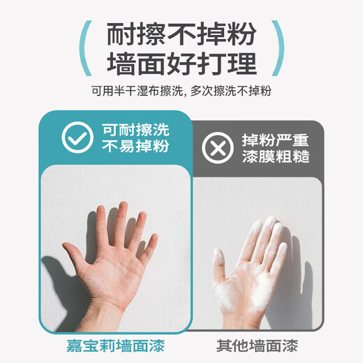 Carbaoli Wanyi latex paint indoor home self-painting interior wall white environmentally friendly wall paint wall paint paint net smell 4 effects in 1 20kg/15L