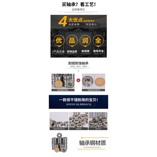 Customized high-speed motor rolling bearing 6200 6201 6202 6203 6204 6205 6206 ZZ RS 6205RS motor rubber cover 25*52*15